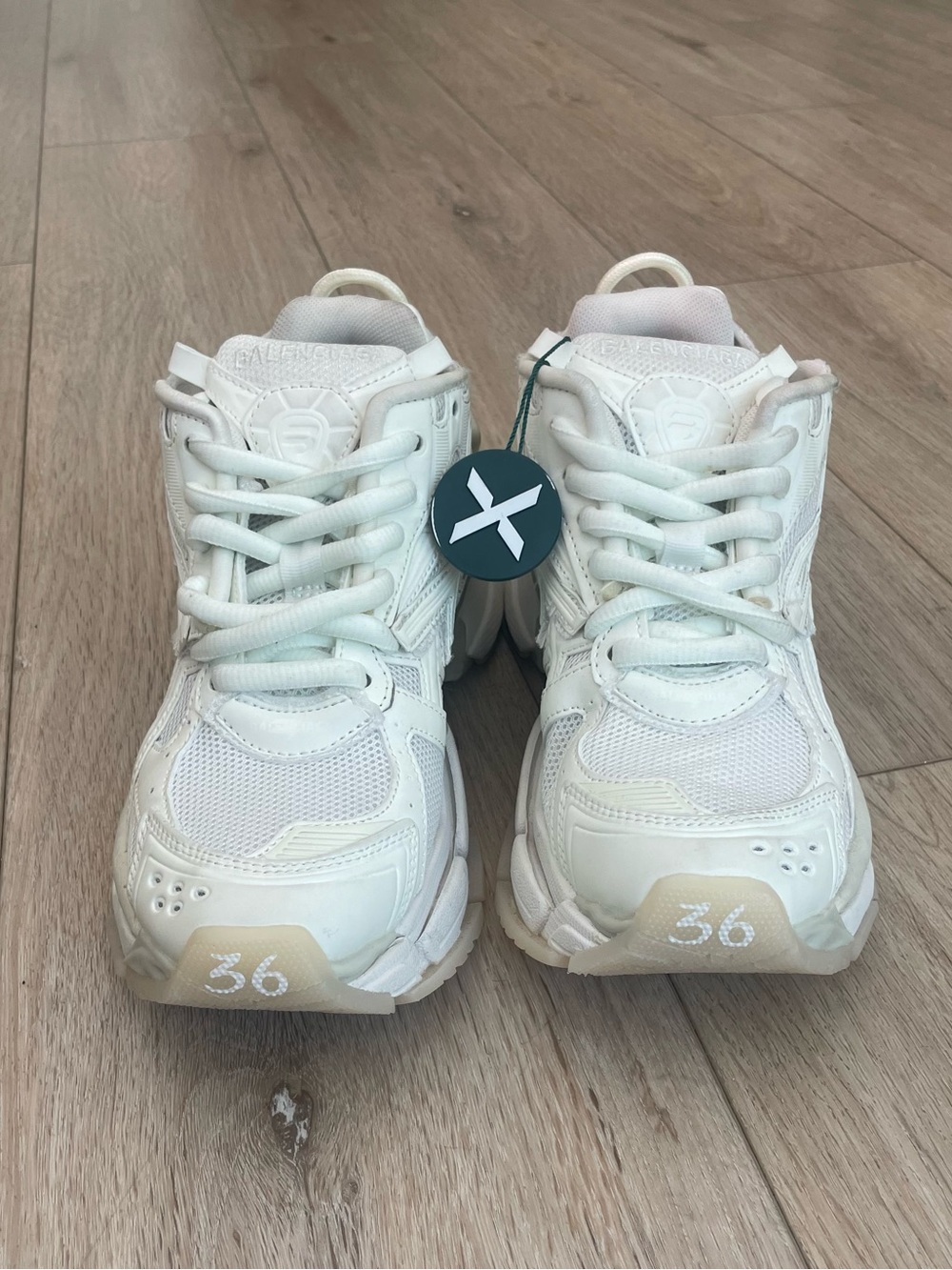 Balenciaga Runner White Glow In The Dark Sneakers